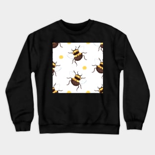 Best bee pattern ever! Crewneck Sweatshirt